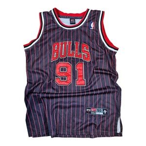 Vintage Nike Rodman Chicago Bulls Jersey - L (50) (22" x 31")